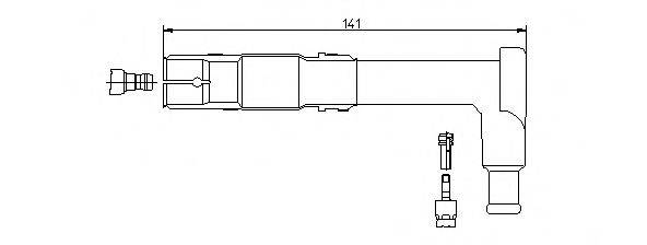 BREMI 132501 Вилка, свічка запалювання