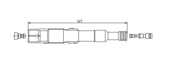 BREMI 13262A5 Вилка, свічка запалювання