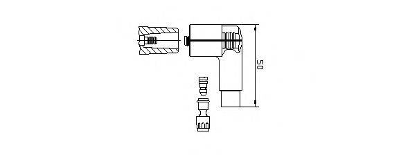 BREMI 13270A1 Виделка, розподільник запалювання; Виделка, котушка запалювання