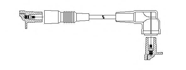 BREMI 13390 Провід запалювання