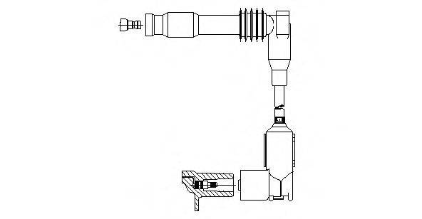 BREMI 381M18 Провід запалювання