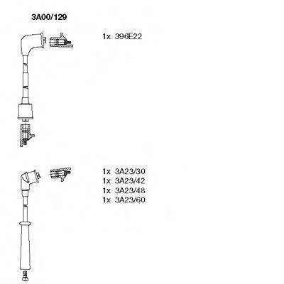 BREMI 3A00129 Комплект дротів запалювання