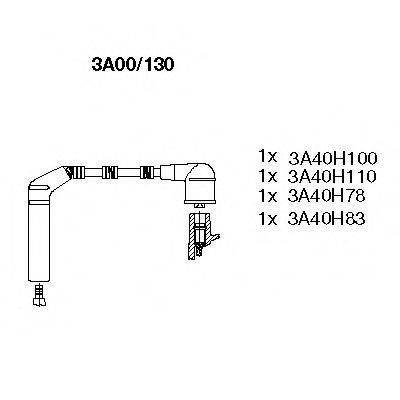 BREMI 3A00130 Комплект дротів запалювання