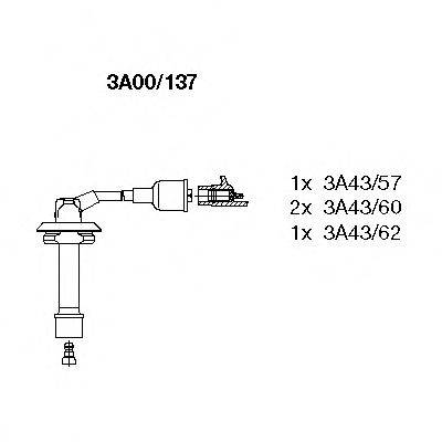 BREMI 3A00137 Комплект дротів запалювання