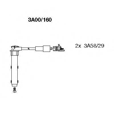 BREMI 3A00160 Комплект дротів запалювання