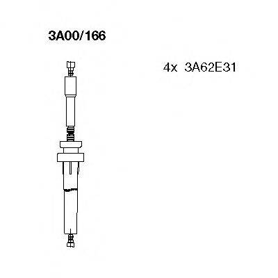 BREMI 3A00166 Комплект дротів запалювання