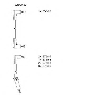 BREMI 3A00187 Комплект дротів запалювання