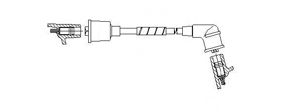 BREMI 3A36E49 Провід запалювання