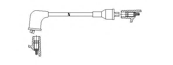 BREMI 3A4277 Провід запалювання