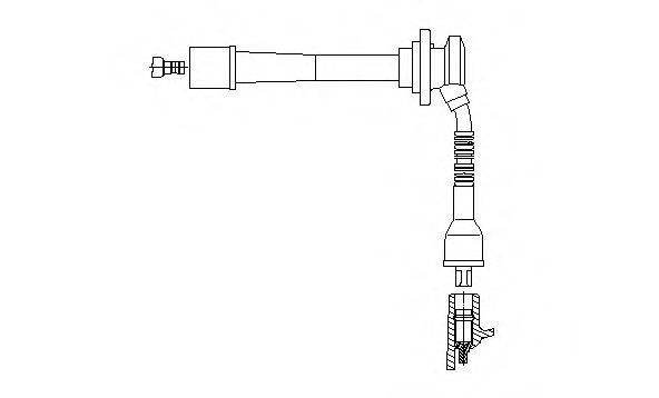 BREMI 3A51F38 Провід запалювання