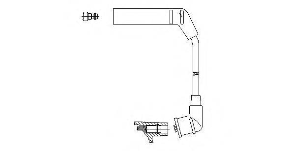 BREMI 3A6628 Провід запалювання