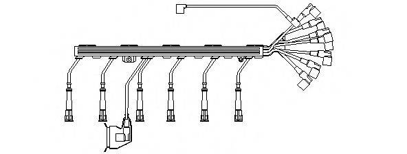 BREMI 571100 Комплект дротів запалювання