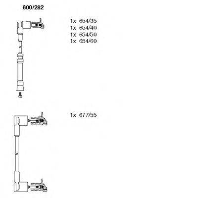 BREMI 600282 Комплект дротів запалювання