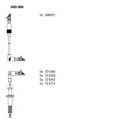 BREMI 600489 Комплект дротів запалювання