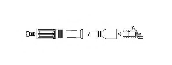 BREMI 72538 Провід запалювання