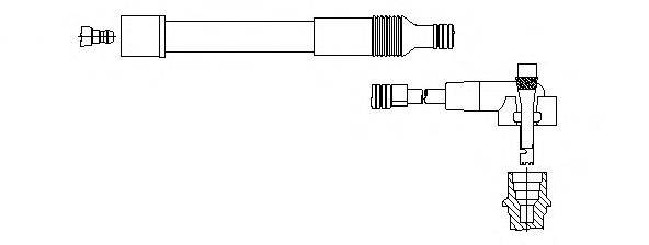 BREMI 817E72 Провід запалювання