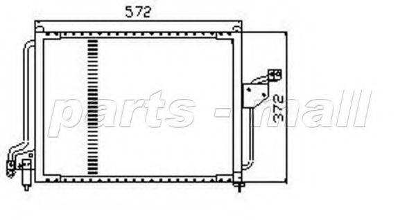 PARTS-MALL PXNC1007 Конденсатор, кондиціонер