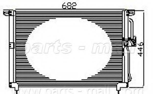 PARTS-MALL PXNC1013 Конденсатор, кондиціонер