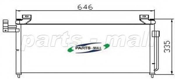 PARTS-MALL PXNCH003 Конденсатор, кондиціонер