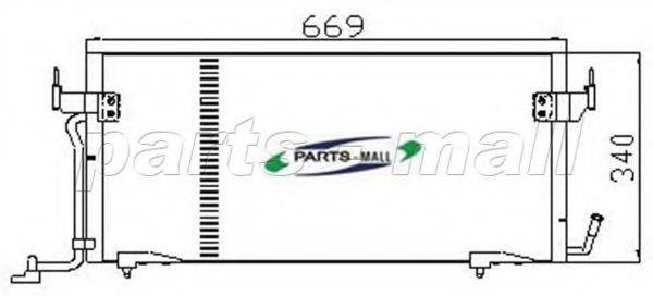 PARTS-MALL PXNCX005Z Конденсатор, кондиціонер