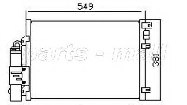 PARTS-MALL PXNCX059Y Конденсатор, кондиціонер