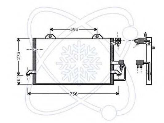 ELECTRO AUTO 30B0029 Конденсатор, кондиціонер