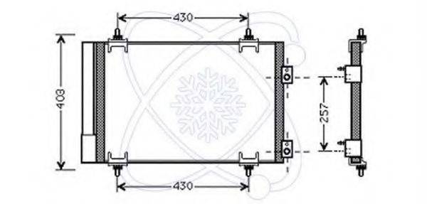 ELECTRO AUTO 30C0057 Конденсатор, кондиціонер