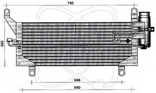 ELECTRO AUTO 30F0003 Конденсатор, кондиціонер