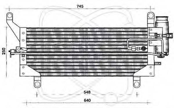 ELECTRO AUTO 30F0004 Конденсатор, кондиціонер