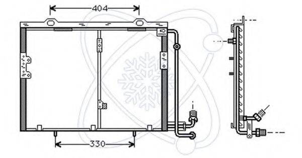 ELECTRO AUTO 30M0095 Конденсатор, кондиціонер