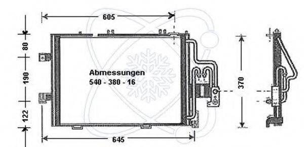 ELECTRO AUTO 30O0011 Конденсатор, кондиціонер