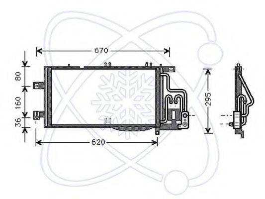 ELECTRO AUTO 30O0013 Конденсатор, кондиціонер