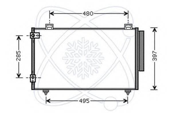 ELECTRO AUTO 30T0026 Конденсатор, кондиціонер