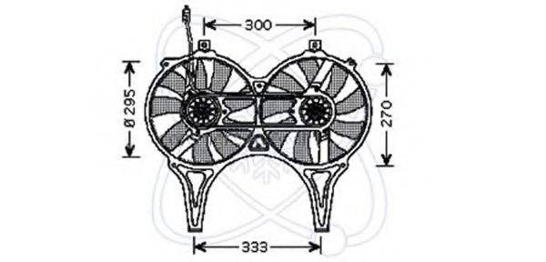 ELECTRO AUTO 32VM013 Вентилятор, охолодження двигуна