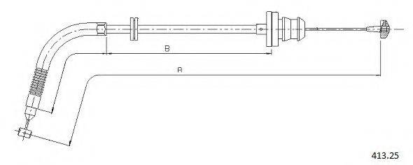 CABOR 41325 Тросик газу