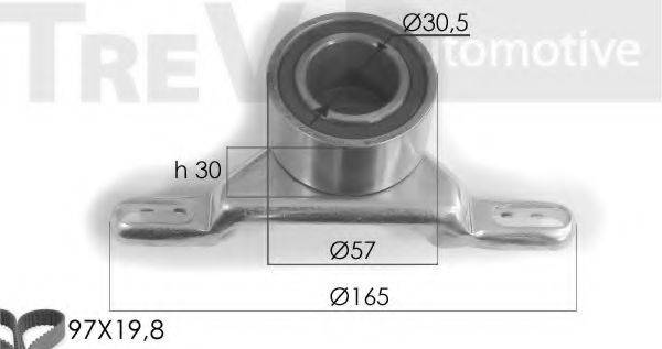 TREVI AUTOMOTIVE KD1116 Комплект ременя ГРМ