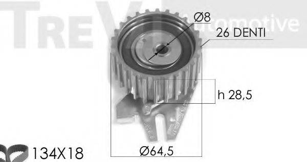 TREVI AUTOMOTIVE KD1127 Комплект ременя ГРМ