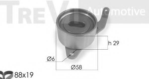 TREVI AUTOMOTIVE KD1135 Комплект ременя ГРМ