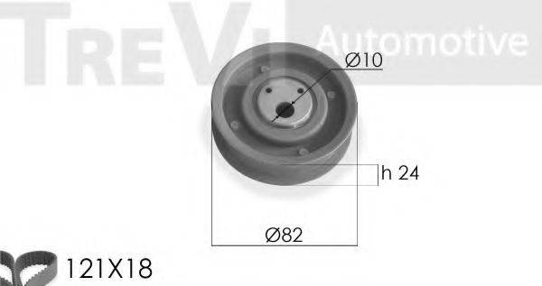 TREVI AUTOMOTIVE KD1173 Комплект ременя ГРМ