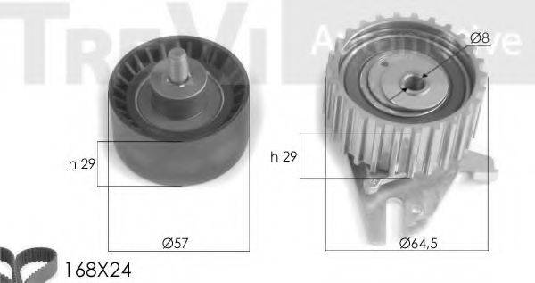 TREVI AUTOMOTIVE KD1232 Комплект ременя ГРМ