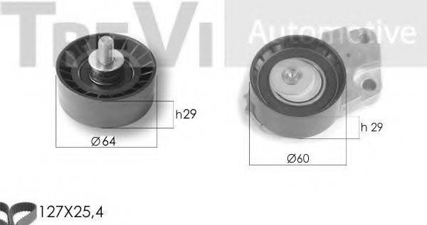 TREVI AUTOMOTIVE KD1279 Комплект ременя ГРМ