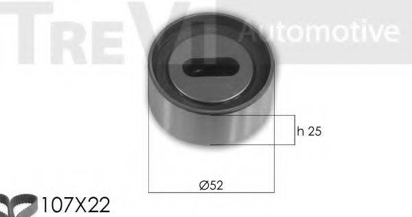 TREVI AUTOMOTIVE KD1308 Комплект ременя ГРМ