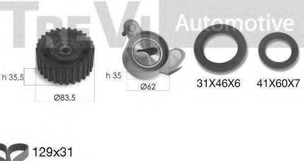 TREVI AUTOMOTIVE KD1409S Комплект ременя ГРМ