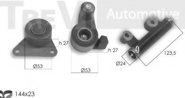 TREVI AUTOMOTIVE KD1415 Комплект ременя ГРМ