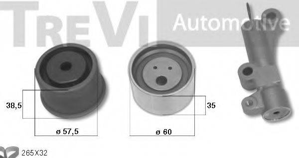 TREVI AUTOMOTIVE KD1516 Комплект ременя ГРМ