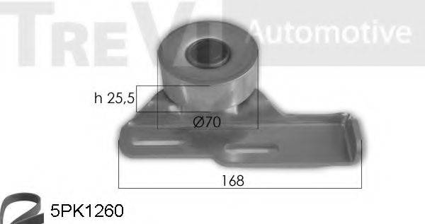 TREVI AUTOMOTIVE KA1012 Полікліновий ремінний комплект