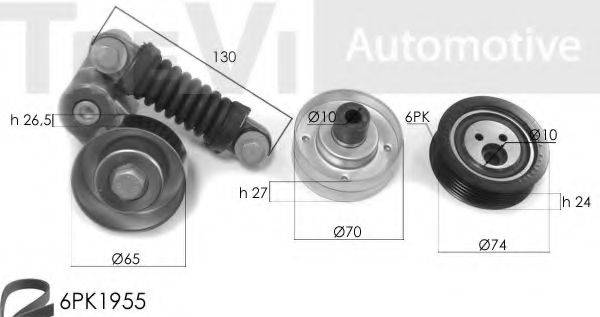 TREVI AUTOMOTIVE KA1051 Полікліновий ремінний комплект