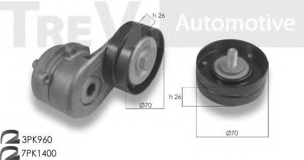 TREVI AUTOMOTIVE KA1139 Полікліновий ремінний комплект