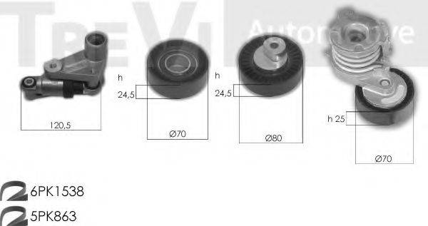 TREVI AUTOMOTIVE KA1230 Полікліновий ремінний комплект