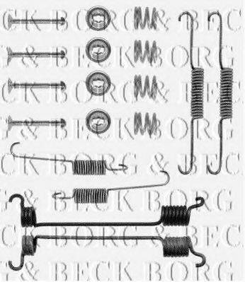 BORG & BECK BBK6067 Комплектуючі, колодки дискового гальма